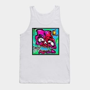 Happy Graffiti Skull Tank Top